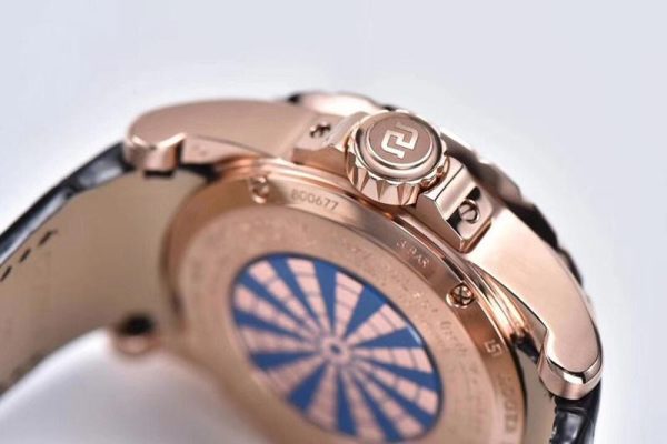 完売必至ロジェデュブイ ナイツ オブ ザ ラウンドテーブル 偽物 ダマスカス ブルー 45MM rob47487 - 画像 (9)