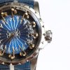 目を惹くカラーロジェデュブイ ナイツ オブ ザ ラウンドテーブル 偽物 ダマスカスチタン ブルー 45MM rol96636 - 画像 (4)
