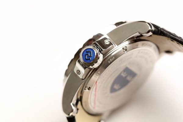 稀少ロジェデュブイ ナイツ オブ ザ ラウンドテーブル 偽物 ダマスカスチタン ブラック 45MM ron74068 - 画像 (5)
