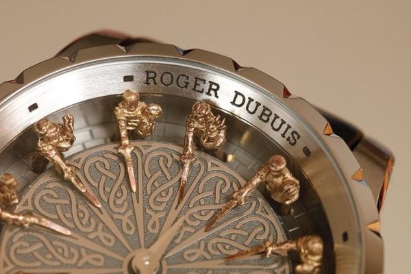 超話題!ロジェデュブイ ナイツ オブ ザ ラウンドテーブル ダマスカスチタン コピー シルバー  45MM roj24159 - 画像 (5)