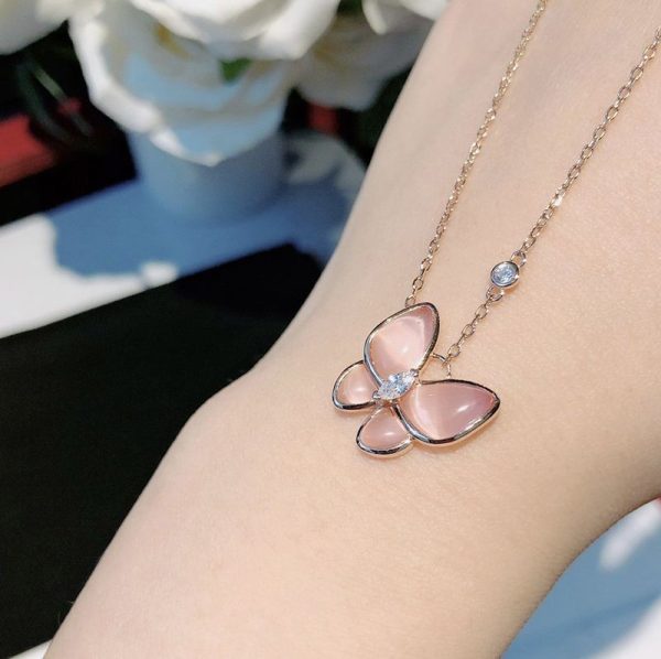 追跡付き発送 ヴァンクリーフ&アーペル＊ドゥ パピヨン ペンダント コピー ローズゴールド vaa05365 - 画像 (9)