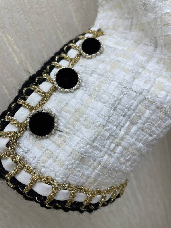 日本未入荷☆シャネル☆ 上品♪ RECAP ツイードダブルコート shy45401 - 画像 (4)