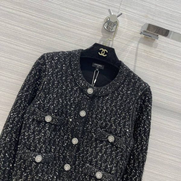 《21AW》シャネル カーディガン 偽物ボタン COCO ロゴ shk79145 - 画像 (3)