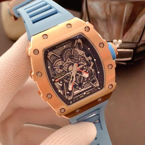 21-22AW リシャールミル ダイヤモンドベゼル RM 35-02コピー RAFAEL NADAL 自動巻き riv33011 - 画像 (2)