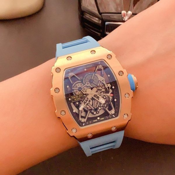 21-22AW リシャールミル ダイヤモンドベゼル RM 35-02コピー RAFAEL NADAL 自動巻き riv33011 - 画像 (9)
