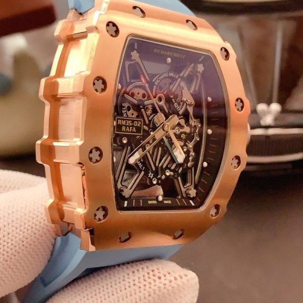 21-22AW リシャールミル ダイヤモンドベゼル RM 35-02コピー RAFAEL NADAL 自動巻き riv33011 - 画像 (8)
