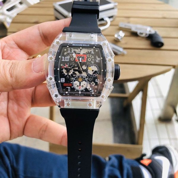 世界限定 リシャールミル ダイヤモンドベゼル RM 35-02 RAFAEL NADAL 自動巻き ril74285 - 画像 (3)