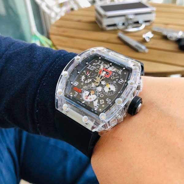 世界限定 リシャールミル ダイヤモンドベゼル RM 35-02 RAFAEL NADAL 自動巻き ril74285 - 画像 (7)