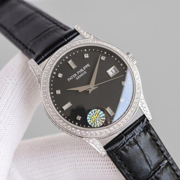 追跡付き発送パテックフィリップ カラトラバ 偽物 3色 約38.0mm 5297G001 - 画像 (4)