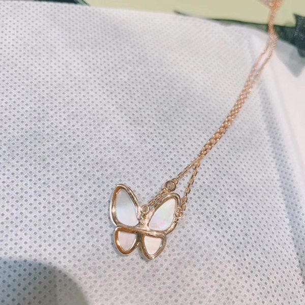 目を惹くカラー ヴァンクリーフ☆トゥーバタフライペンダント VCARO8FO00 - 画像 (5)