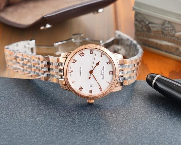 新作パテックフィリップ カラトラバ コピー レリーフ腕時計 2色 約40.0mm pat67702 - 画像 (4)