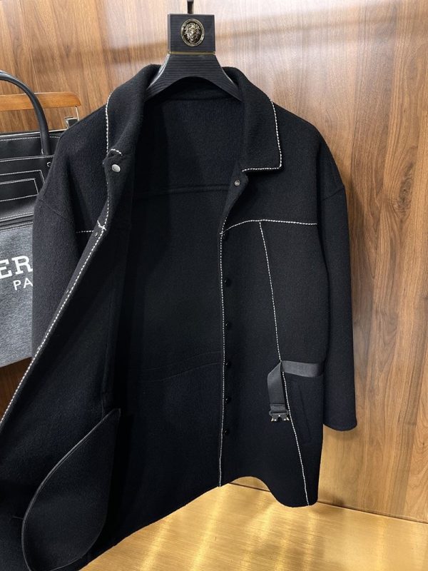 定番【エルメス】エスプリクバーチャー カシミア コート 偽物 err98366 - 画像 (2)