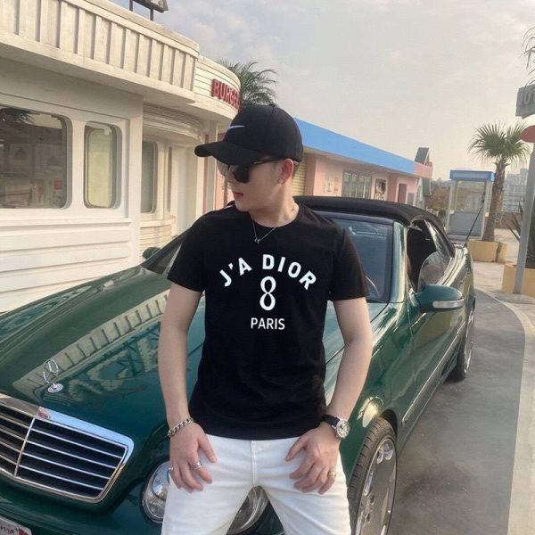 人気!☆ディオール☆"JAディオール 8" コットンリネン*Tシャツコピー 2色展開 deb70302 - 画像 (2)