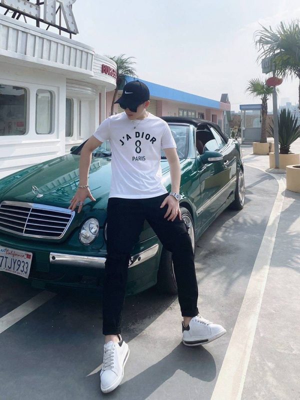 人気!☆ディオール☆"JAディオール 8" コットンリネン*Tシャツコピー 2色展開 deb70302 - 画像 (3)