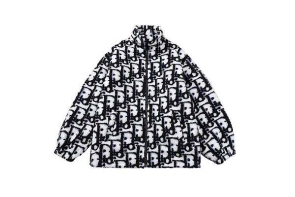 ★日本!!人気！新作【セレブ多数愛用】ディオール ウール カシミア フリース ブルゾン 2色 dex77556 - 画像 (2)