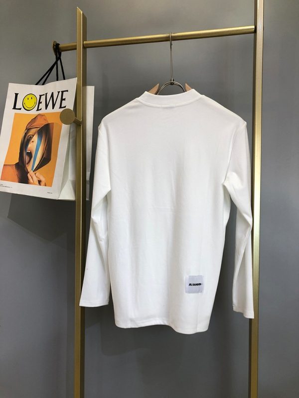 人気No1 ジルサンダー Tシャツ 偽物 ロゴ 長袖 ロンT 2色 Jil99755 - 画像 (2)