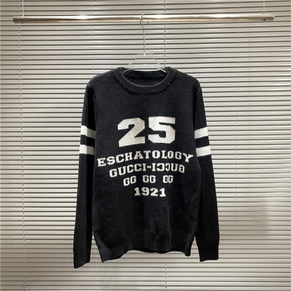 人気No1 グッチ 100周年 セーター ウール トップス コピー ロゴ プレタ gun10566 - 画像 (4)