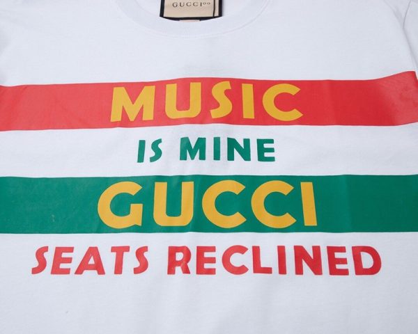 争奪戦 【100周年記念】グッチ ◇ コットン ロゴTシャツ 偽物 gux96442 - 画像 (4)