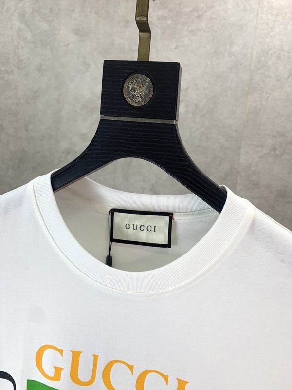 可愛い グッチ コットン Tシャツ 半袖 スーパーコピーロゴ guv10858 - 画像 (3)