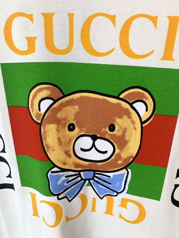 可愛い グッチ コットン Tシャツ 半袖 スーパーコピーロゴ guv10858 - 画像 (5)