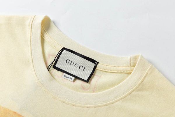 目を惹くカラー グッチ コットン Tシャツ 偽物 半袖 ロゴ guq72551 - 画像 (9)