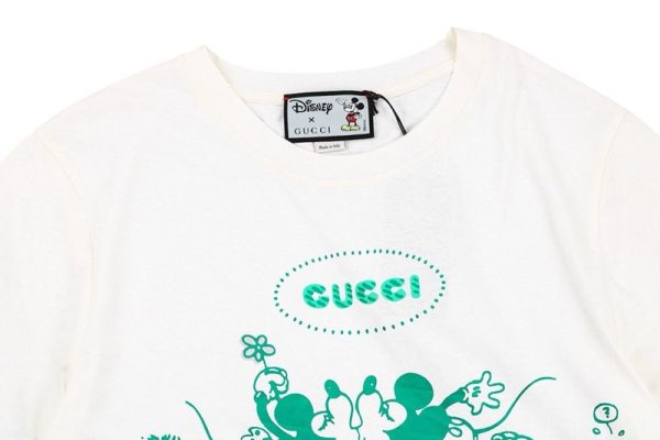 ☆超人気☆グッチ コットン Tシャツ コピー 半袖 ロゴ gup75443 - 画像 (2)
