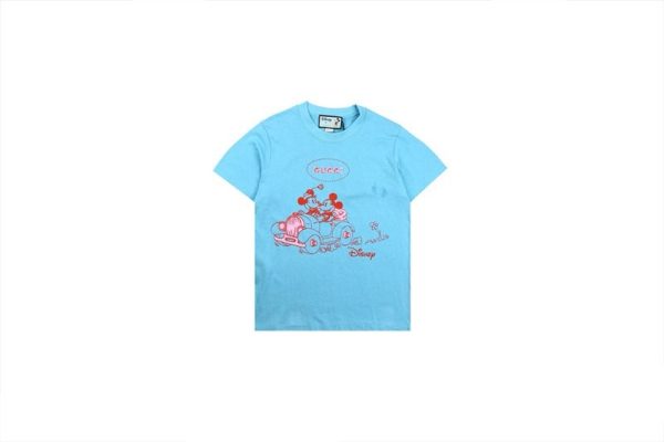 可愛い グッチ コットン Tシャツ スーパーコピー 半袖 ロゴ guu05223 - 画像 (2)