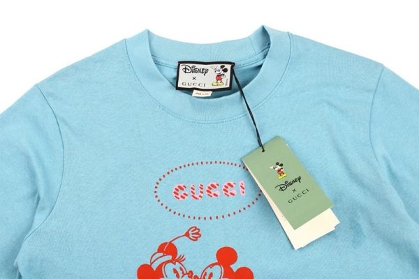 可愛い グッチ コットン Tシャツ スーパーコピー 半袖 ロゴ guu05223 - 画像 (3)