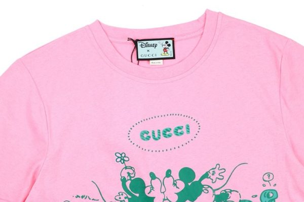 セール新作 グッチ コットン Tシャツ 偽物 半袖 ロゴ gub08445 - 画像 (2)