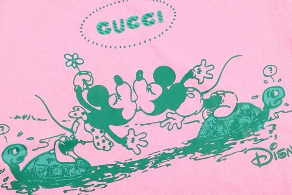 セール新作 グッチ コットン Tシャツ 偽物 半袖 ロゴ gub08445 - 画像 (5)
