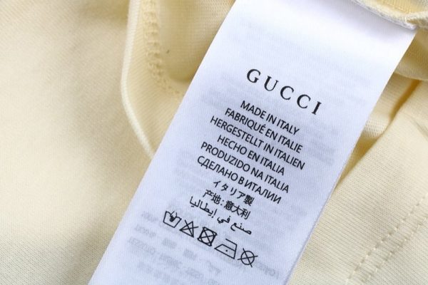 欲しい♡超限定♪グッチ コットン Tシャツ 偽物 半袖 ロゴ gux71179 - 画像 (7)