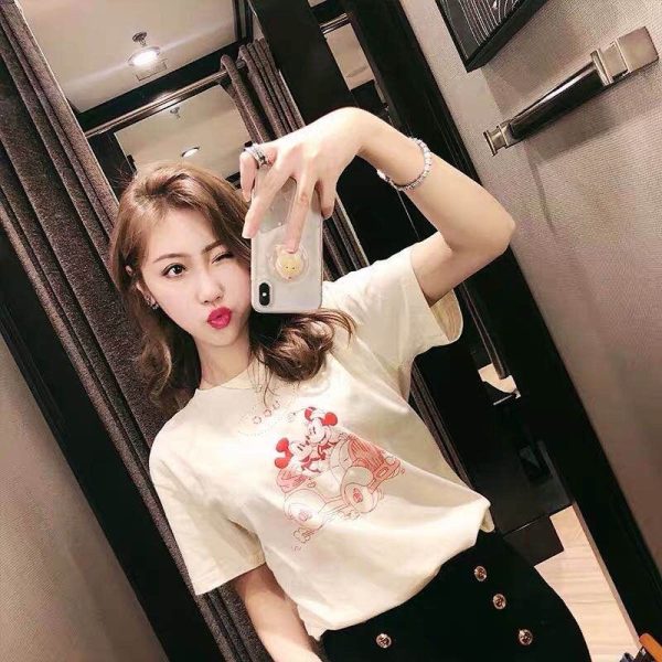 欲しい♡超限定♪グッチ コットン Tシャツ 偽物 半袖 ロゴ gux71179 - 画像 (9)