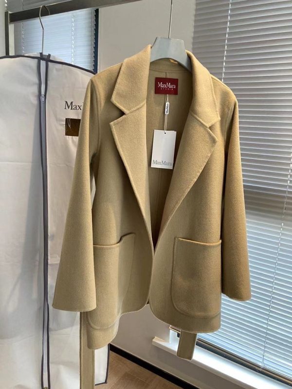 欲しい♡超限定♪マックスマーラ コピー ウールリバーシブルジャケット カーキ maa83445 - 画像 (2)