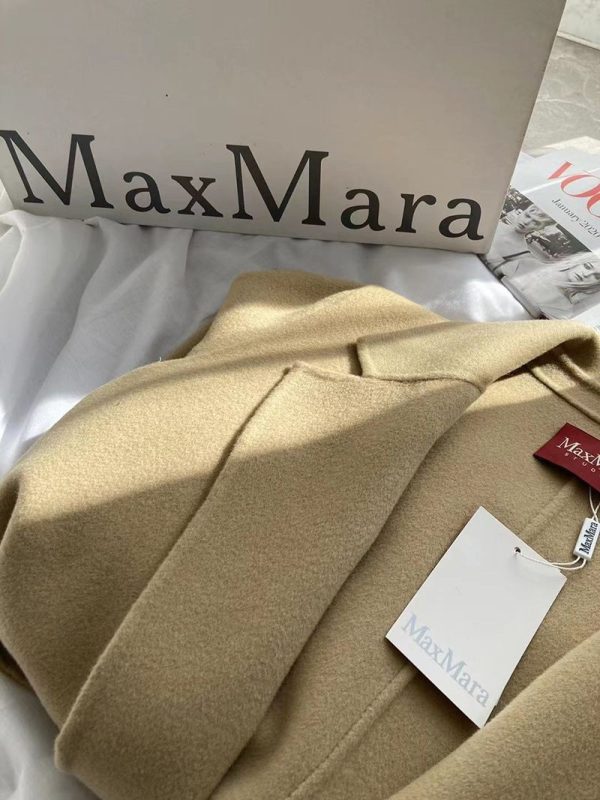 欲しい♡超限定♪マックスマーラ コピー ウールリバーシブルジャケット カーキ maa83445 - 画像 (6)