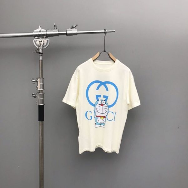 大人気！グッチxドラえもん 偽物★コラボ★オーバーサイズ Tシャツ gur56176 - 画像 (2)