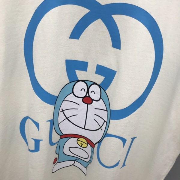 大人気！グッチxドラえもん 偽物★コラボ★オーバーサイズ Tシャツ gur56176 - 画像 (5)