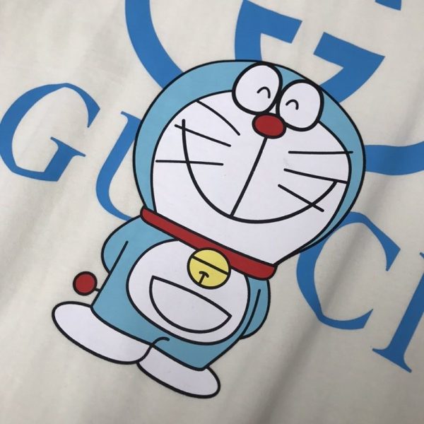 大人気！グッチxドラえもん 偽物★コラボ★オーバーサイズ Tシャツ gur56176 - 画像 (8)