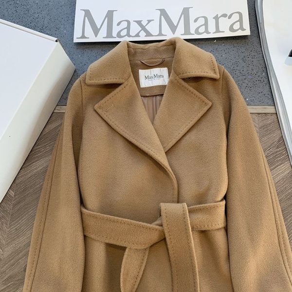 稀少マックスマーラ マニュエラ アイコンコート 偽物 ブラウン maa51841 - 画像 (3)
