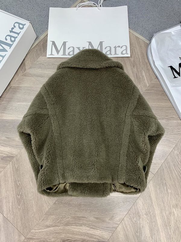 ★日本!!人気！マックスマーラ テディベア アイコン ジャケット 偽物 グリーン mak71891 - 画像 (8)