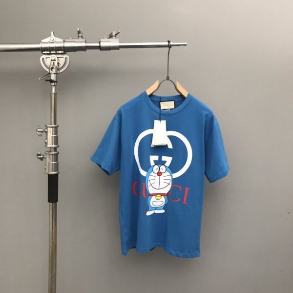 世界中で大人気♪グッチxドラえもん コピー★コラボ★オーバーサイズ Tシャツ gut14628 - 画像 (2)