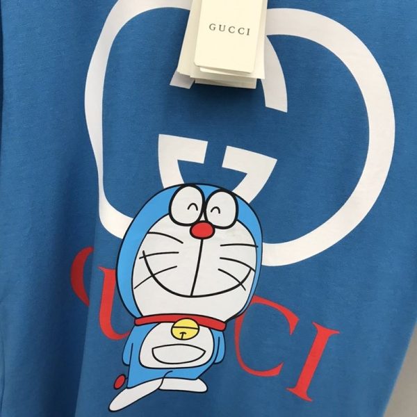 世界中で大人気♪グッチxドラえもん コピー★コラボ★オーバーサイズ Tシャツ gut14628 - 画像 (5)