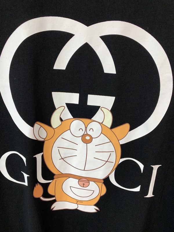 累積売上総額第１位！ドラえもんx グッチ コピー オーバーサイズ Tシャツ gud23675 - 画像 (5)