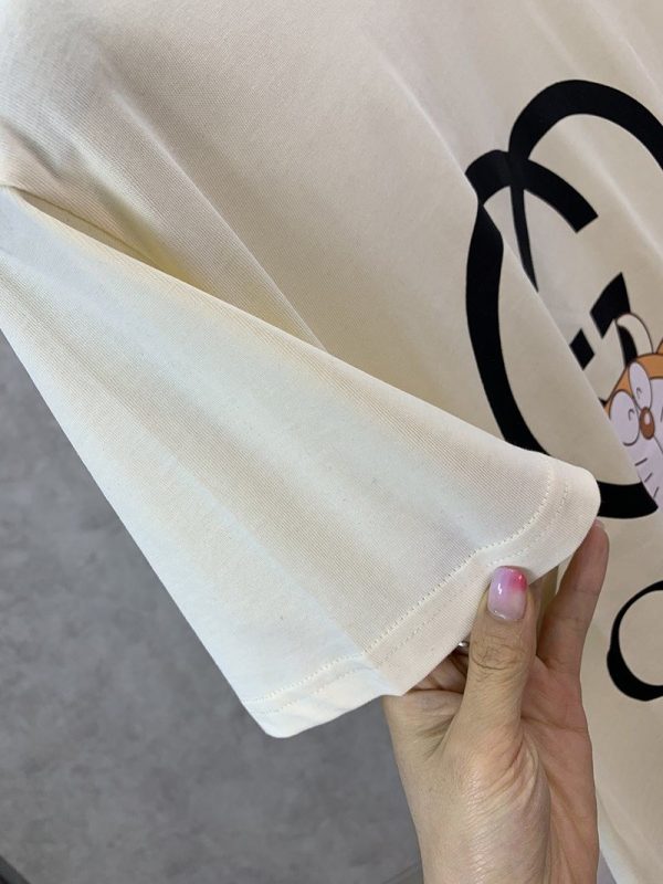 大人気!!新色 ドラえもんx グッチ コピー オーバーサイズ Tシャツ gua20251 - 画像 (6)