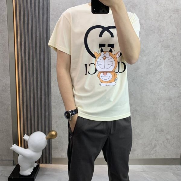 大人気!!新色 ドラえもんx グッチ コピー オーバーサイズ Tシャツ gua20251 - 画像 (9)