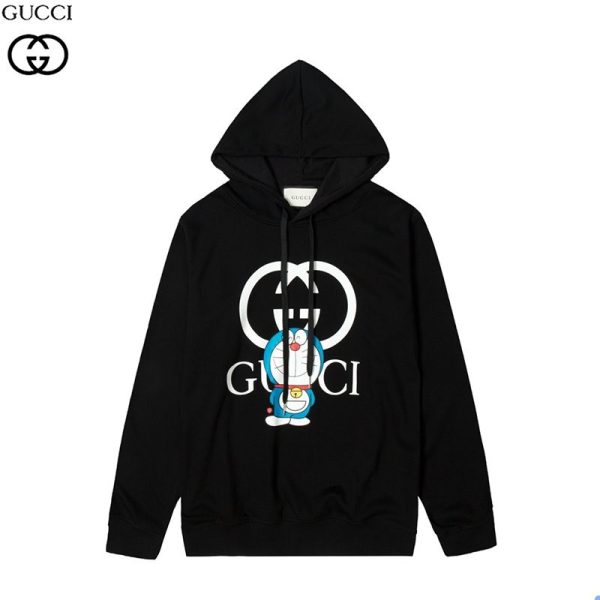 目を惹くカラー グッチx ドラえもん スーパーコピー★コラボ★ コットン パーカー guh23486 - 画像 (2)