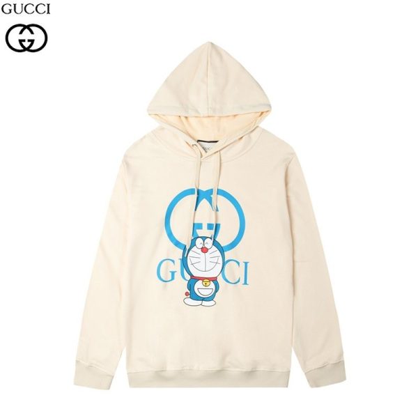 目を惹くカラー グッチx ドラえもん スーパーコピー★コラボ★ コットン パーカー guh23486 - 画像 (4)