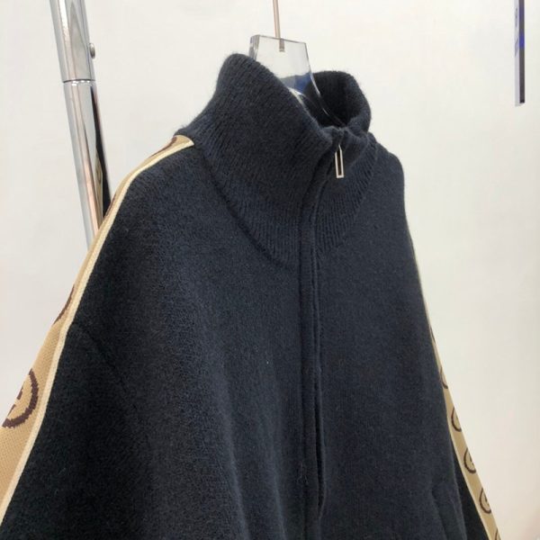 人気No1 グッチ フーデッド コットンジャージー スウェットシャツコピー グレー gux95822 - 画像 (6)