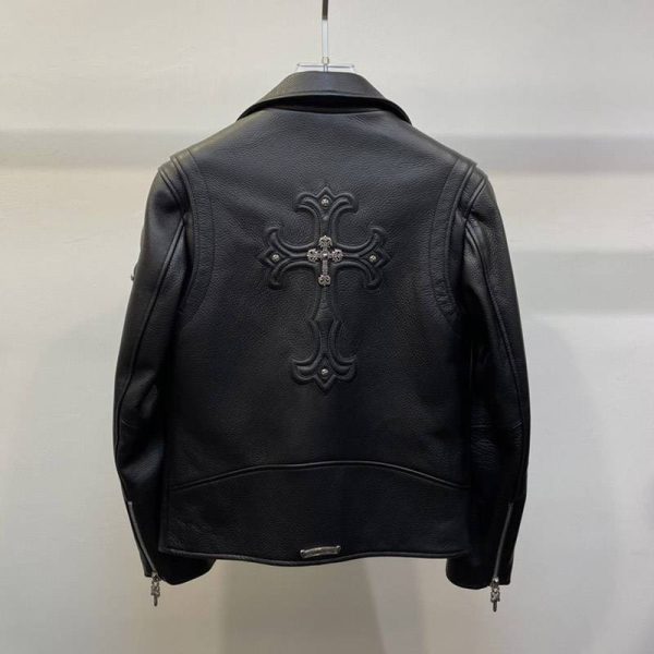欲しい♡超限定♪クロムハーツ JJ DEANレザー ジャケットCH コピー Kuu56899 - 画像 (2)