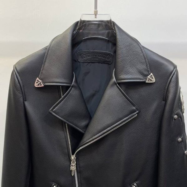 欲しい♡超限定♪クロムハーツ JJ DEANレザー ジャケットCH コピー Kuu56899 - 画像 (3)