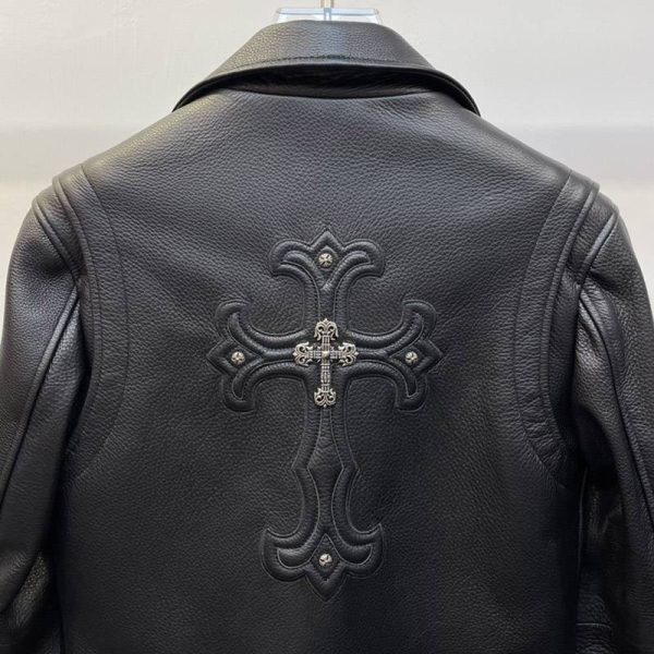 欲しい♡超限定♪クロムハーツ JJ DEANレザー ジャケットCH コピー Kuu56899 - 画像 (4)
